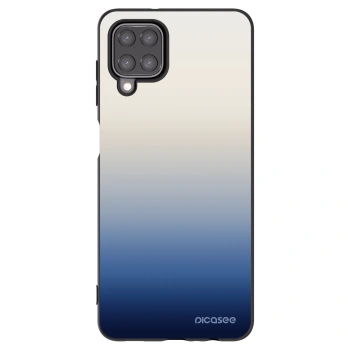 Picasee silikonowe czarne etui na Samsung Galaxy A12 A125F - Gravity Fade
