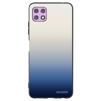 Picasee silikonowe czarne etui na Samsung Galaxy A22 A226B 5G - Gravity Fade