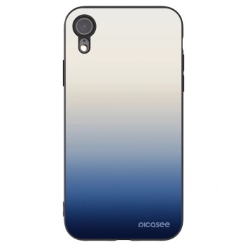 Picasee silikonowe czarne etui na Apple iPhone XR - Gravity Fade
