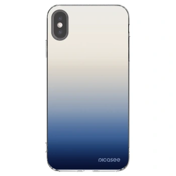 Picasee silikonowe przeźroczyste etui na Apple iPhone XS Max - Gravity Fade