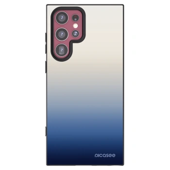 Picasee silikonowe czarne etui na Samsung Galaxy S22 Ultra 5G - Gravity Fade
