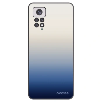 Picasee silikonowe czarne etui na Xiaomi Redmi Note 11 - Gravity Fade