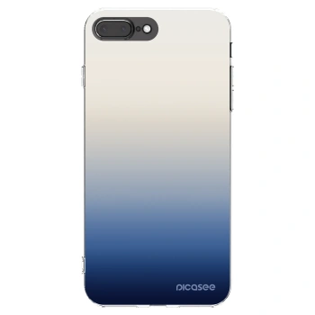 Picasee silikonowe przeźroczyste etui na Apple iPhone 8 Plus - Gravity Fade