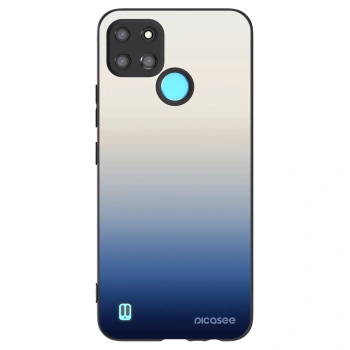 Picasee silikonowe czarne etui na Realme C21Y - Gravity Fade
