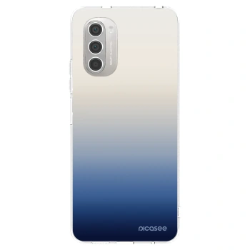 Picasee silikonowe przeźroczyste etui na Motorola Moto G51 - Gravity Fade