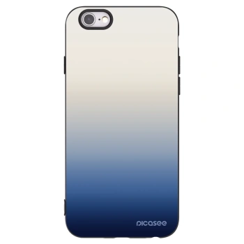Picasee silikonowe czarne etui na Apple iPhone 6/6S - Gravity Fade