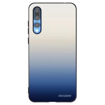 Picasee silikonowe czarne etui na Huawei P20 Pro - Gravity Fade