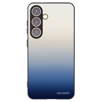 Picasee silikonowe czarne etui na Samsung Galaxy S24 S921B 5G - Gravity Fade