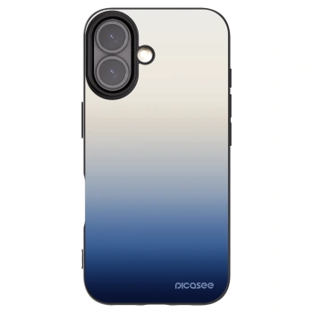 Picasee silikonowe czarne etui na Apple iPhone 16 - Gravity Fade