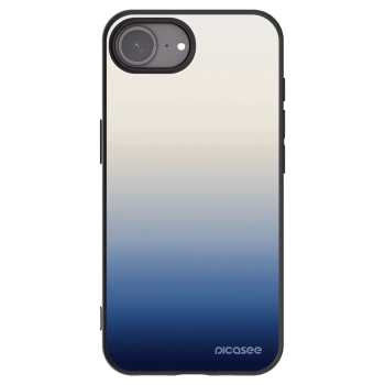 Picasee silikonowe czarne etui na Apple iPhone 16e - Gravity Fade