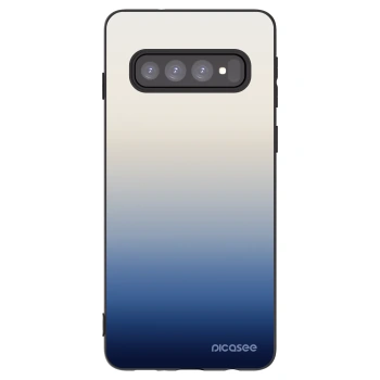 Picasee silikonowe czarne etui na Samsung Galaxy S10 G973 - Gravity Fade