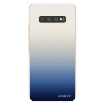 Picasee silikonowe przeźroczyste etui na Samsung Galaxy S10 Plus G975 - Gravity Fade