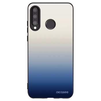 Picasee silikonowe czarne etui na Huawei P30 Lite - Gravity Fade