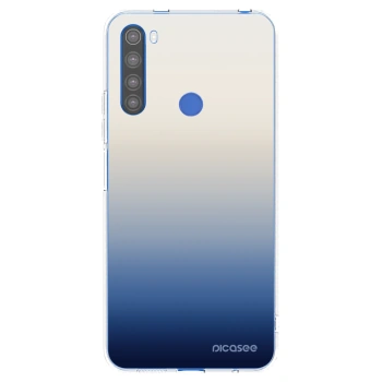 Picasee silikonowe przeźroczyste etui na Xiaomi Redmi Note 8T - Gravity Fade