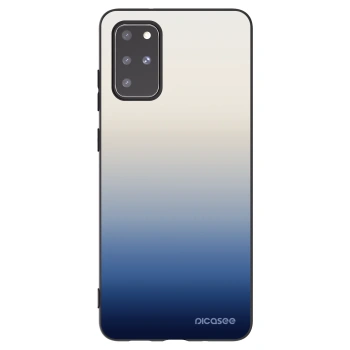 Picasee silikonowe czarne etui na Samsung Galaxy S20+ G985F - Gravity Fade