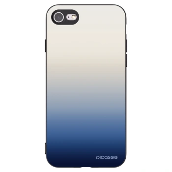 Picasee silikonowe czarne etui na Apple iPhone SE 2020 - Gravity Fade