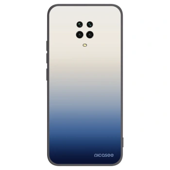 Picasee silikonowe czarne etui na Xiaomi Redmi Note 9 Pro - Gravity Fade