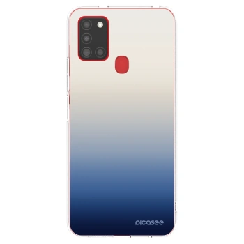 Picasee silikonowe przeźroczyste etui na Samsung Galaxy A21s - Gravity Fade