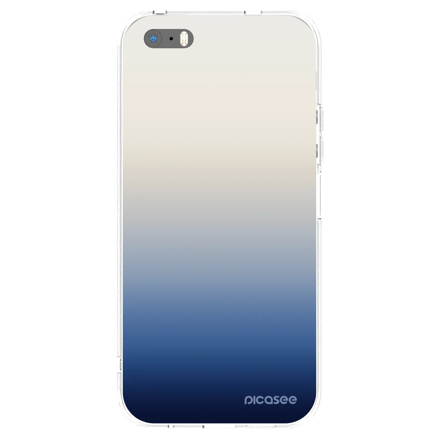 Picasee silikonowe przeźroczyste etui na Apple iPhone 5/5S/SE - Gravity Fade