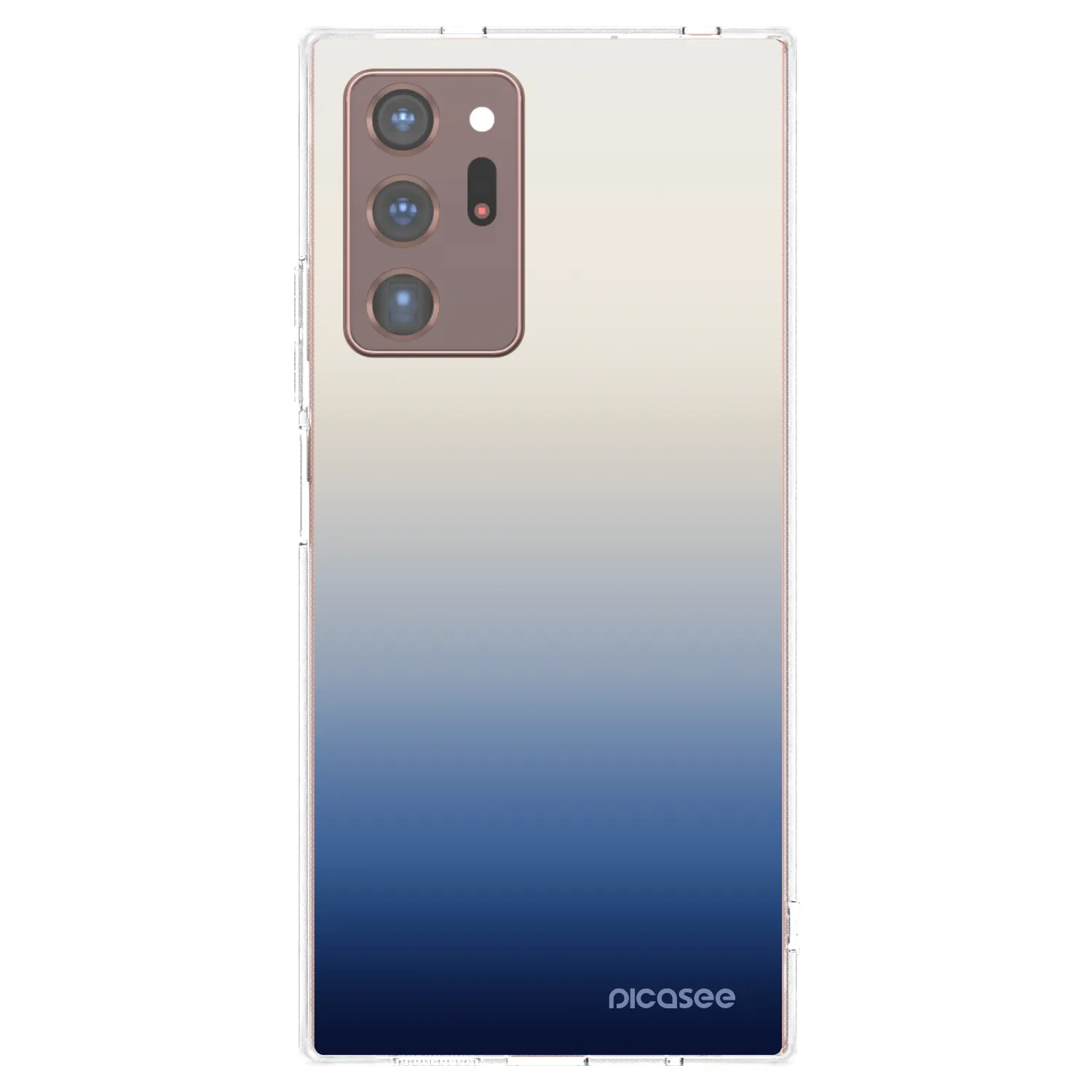 Picasee silikonowe przeźroczyste etui na Samsung Galaxy Note 20 Ultra - Gravity Fade