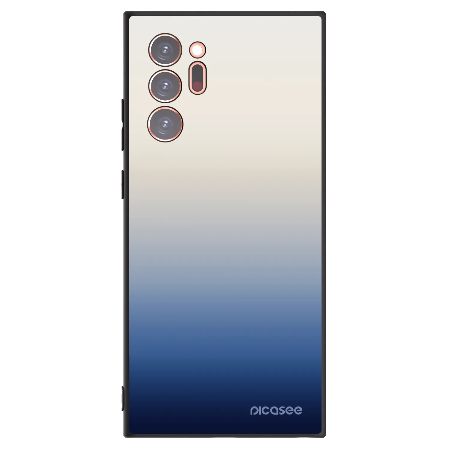Picasee silikonowe czarne etui na Samsung Galaxy Note 20 Ultra - Gravity Fade