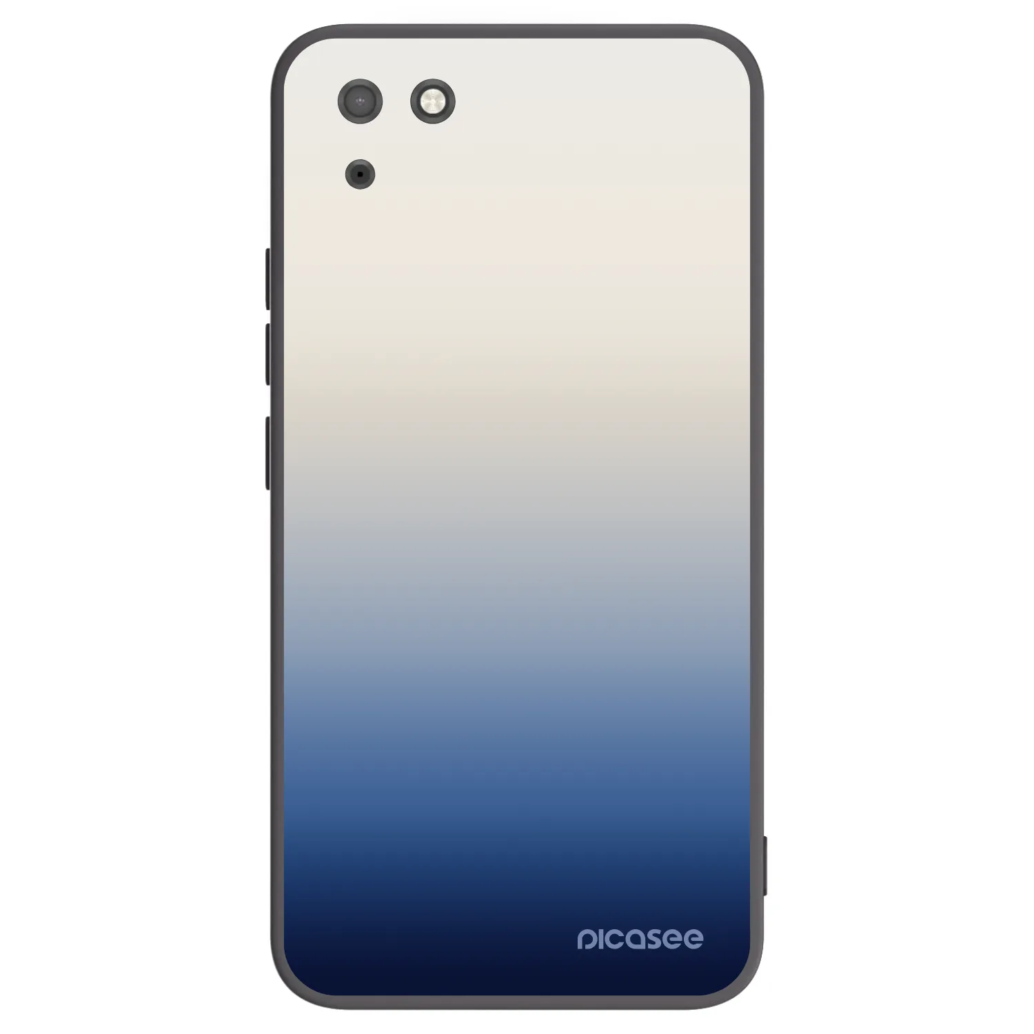 Picasee silikonowe czarne etui na Huawei Y5P - Gravity Fade