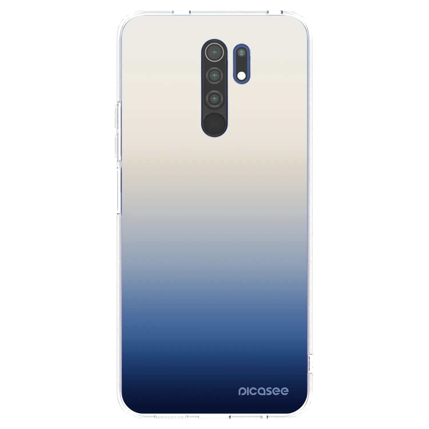 Picasee silikonowe przeźroczyste etui na Xiaomi Redmi 9 - Gravity Fade