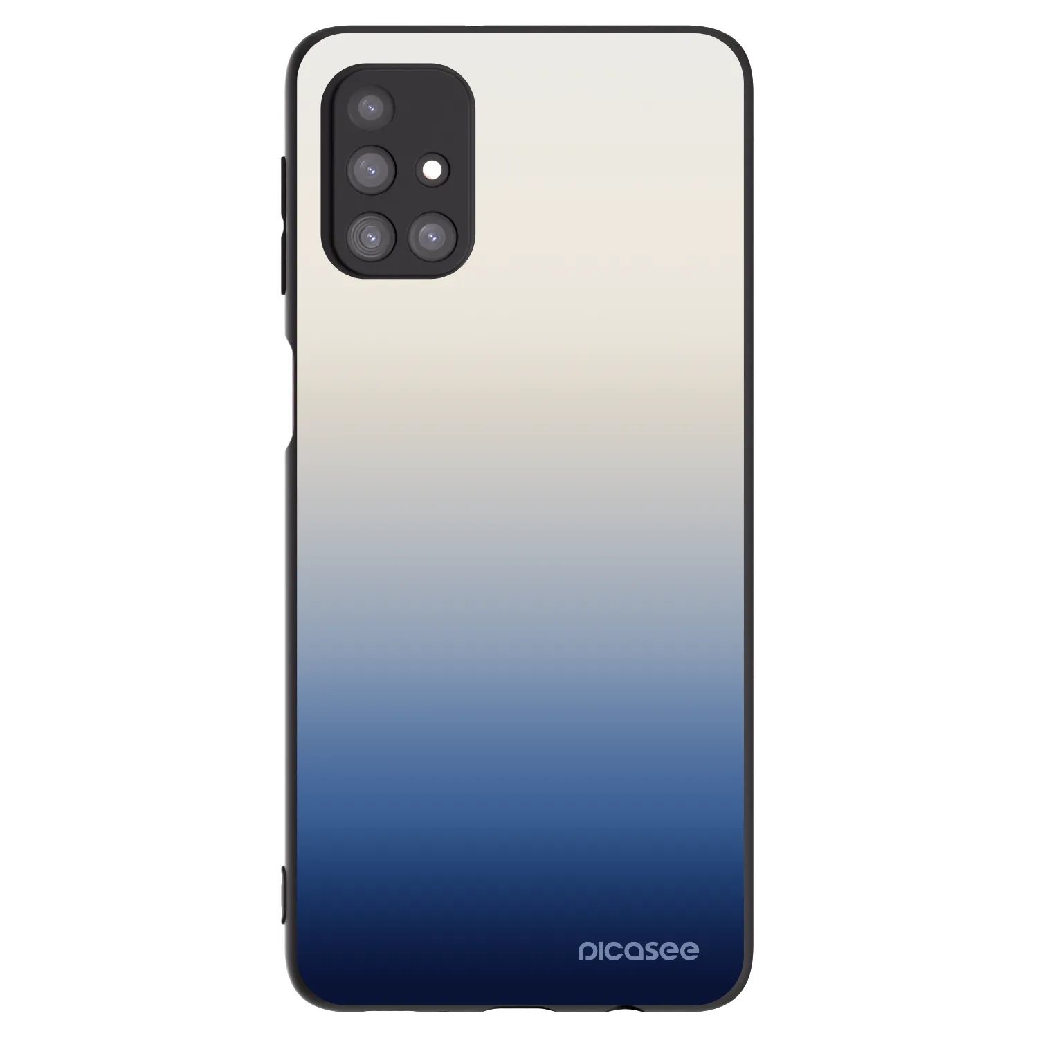 Picasee silikonowe czarne etui na Samsung Galaxy M31s - Gravity Fade