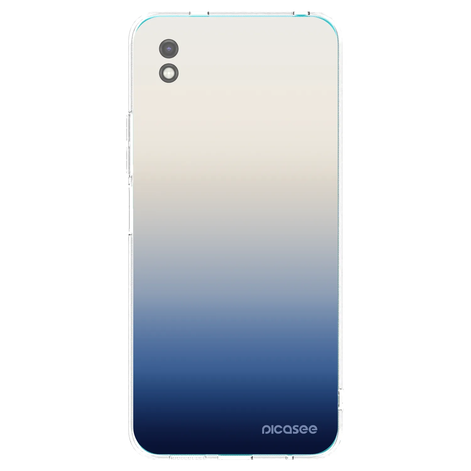 Picasee silikonowe czarne etui na Xiaomi Redmi 9A - Gravity Fade