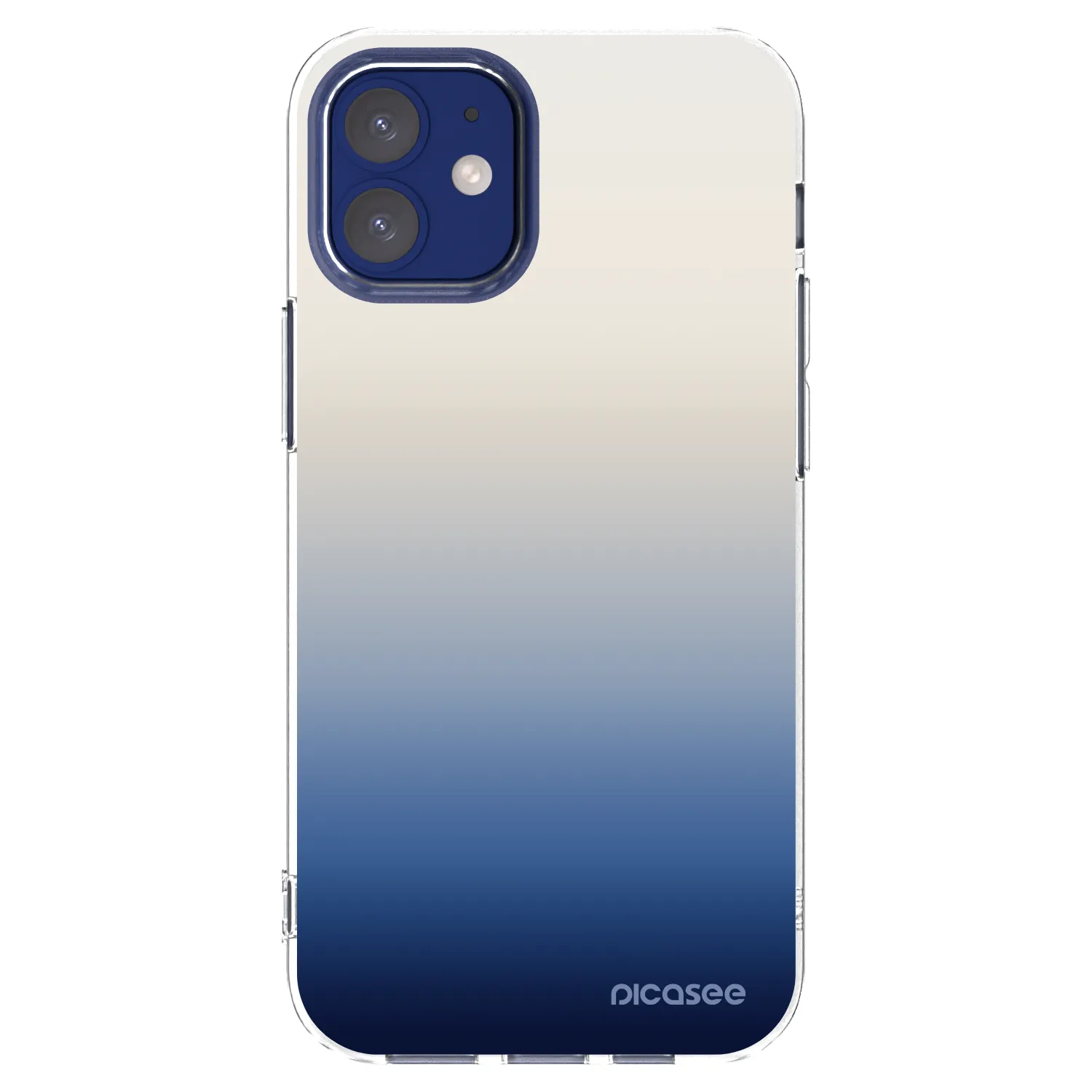 Picasee silikonowe przeźroczyste etui na Apple iPhone 12 mini - Gravity Fade