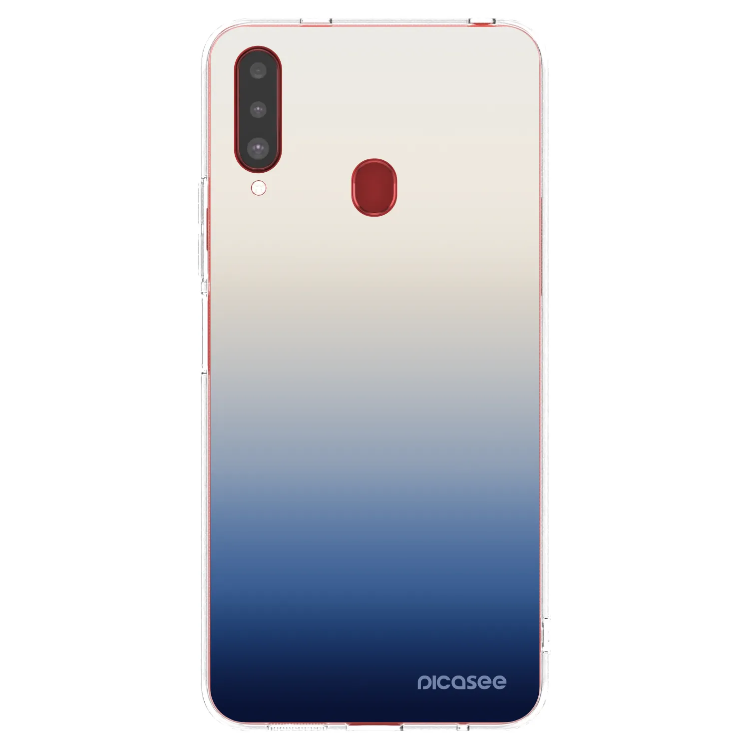 Picasee silikonowe przeźroczyste etui na Samsung Galaxy A20s - Gravity Fade
