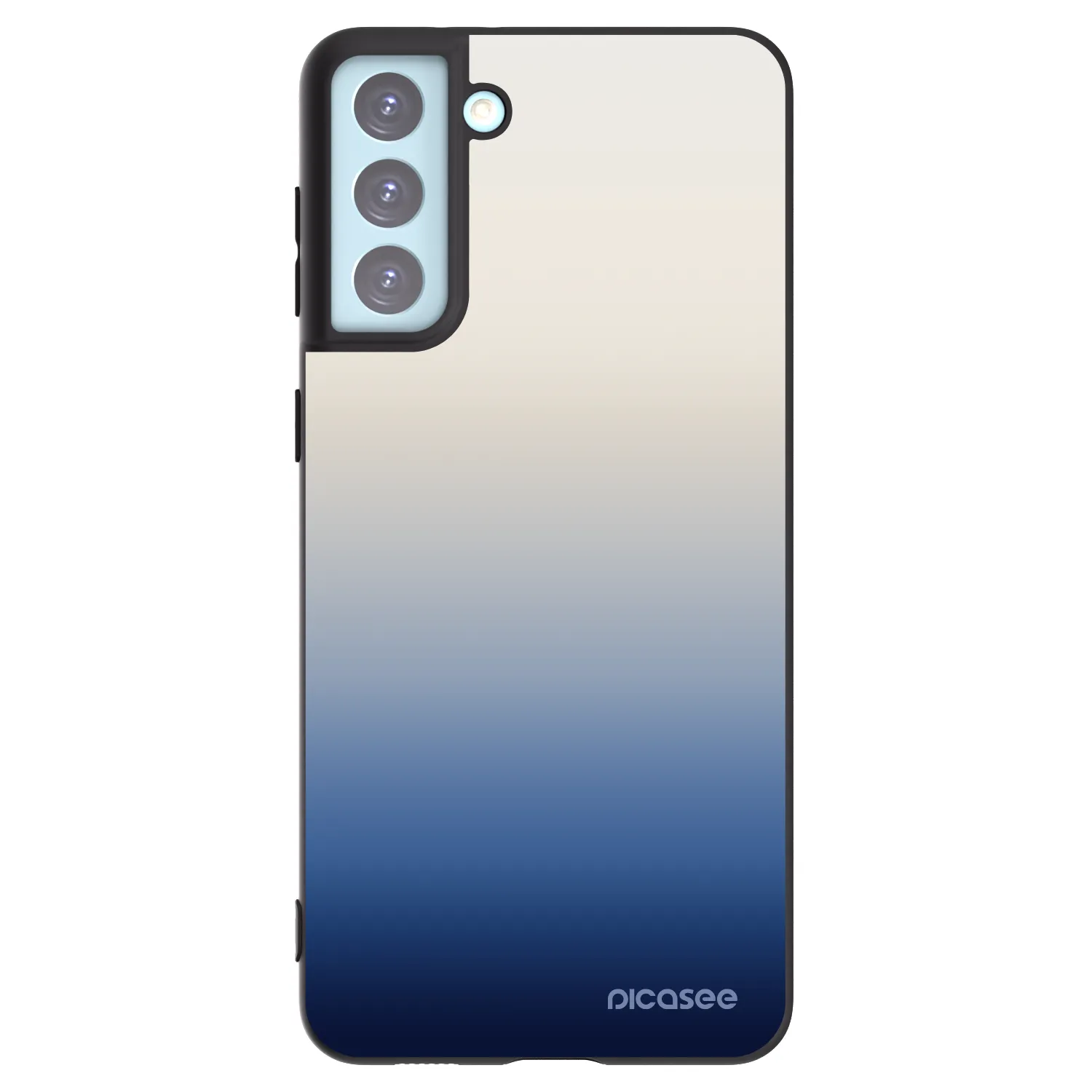 Picasee silikonowe czarne etui na Samsung Galaxy S21+ 5G G996F - Gravity Fade