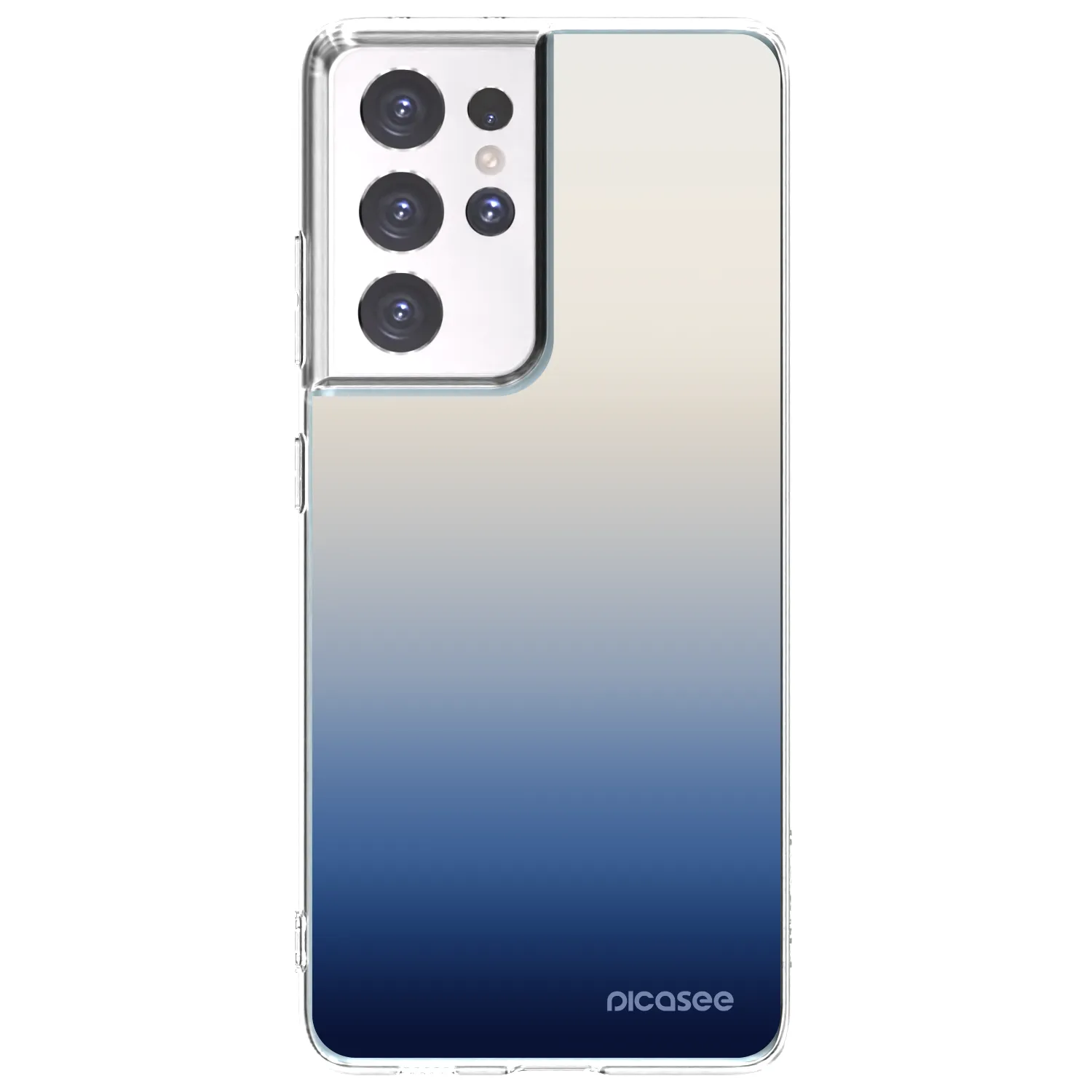 Picasee silikonowe przeźroczyste etui na Samsung Galaxy S21 Ultra 5G G998B - Gravity Fade