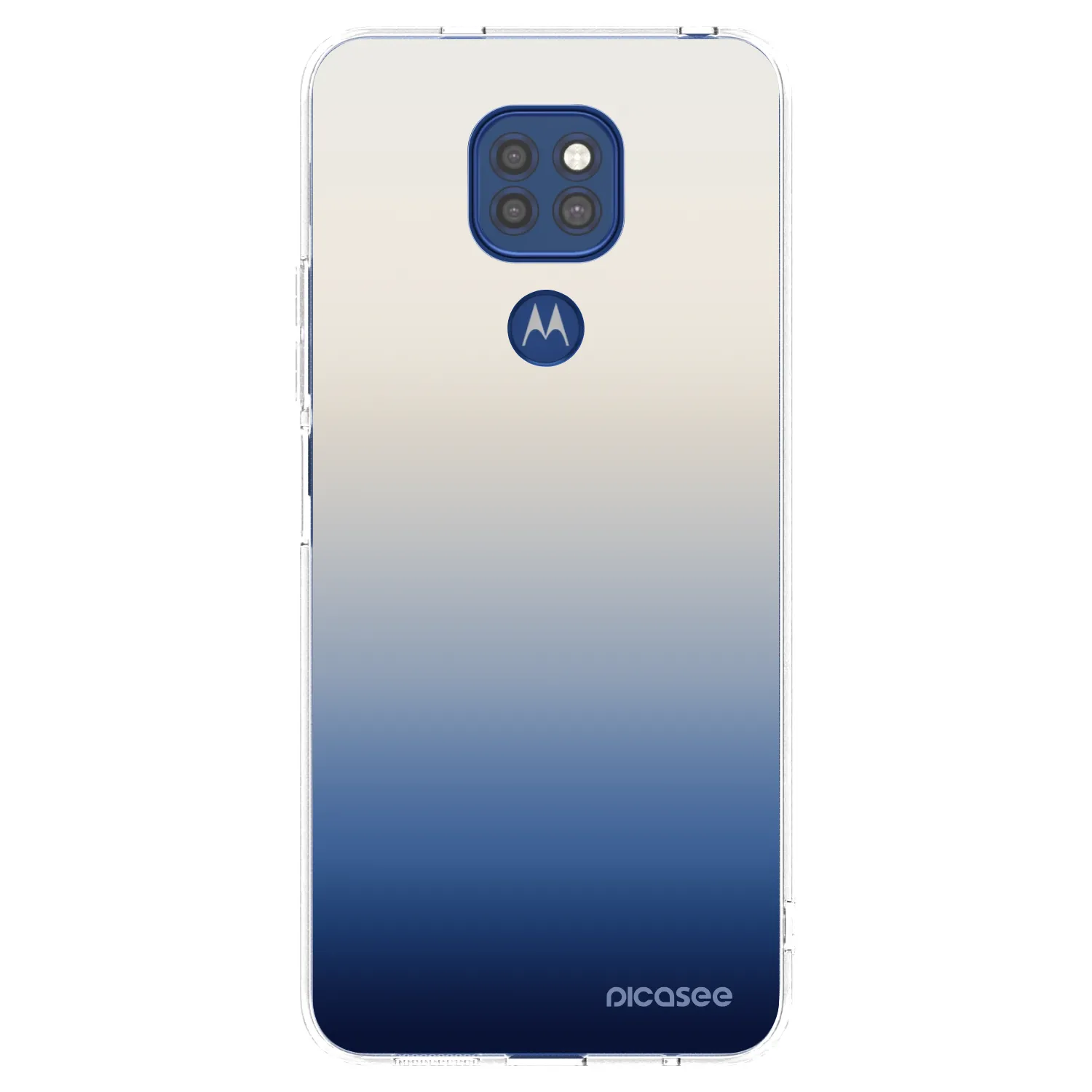 Picasee silikonowe przeźroczyste etui na Motorola Moto G9 Play - Gravity Fade