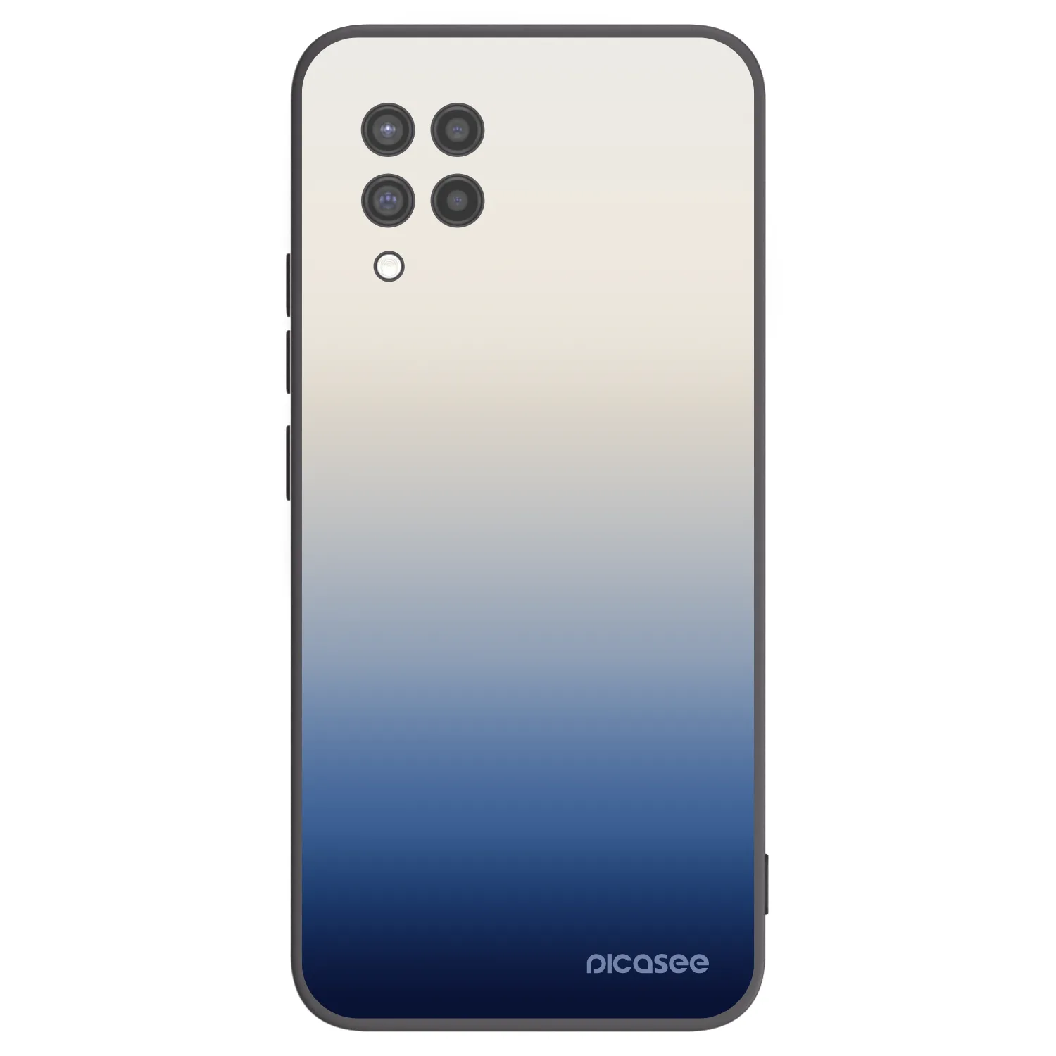 Picasee silikonowe czarne etui na Samsung Galaxy A42 A426B - Gravity Fade