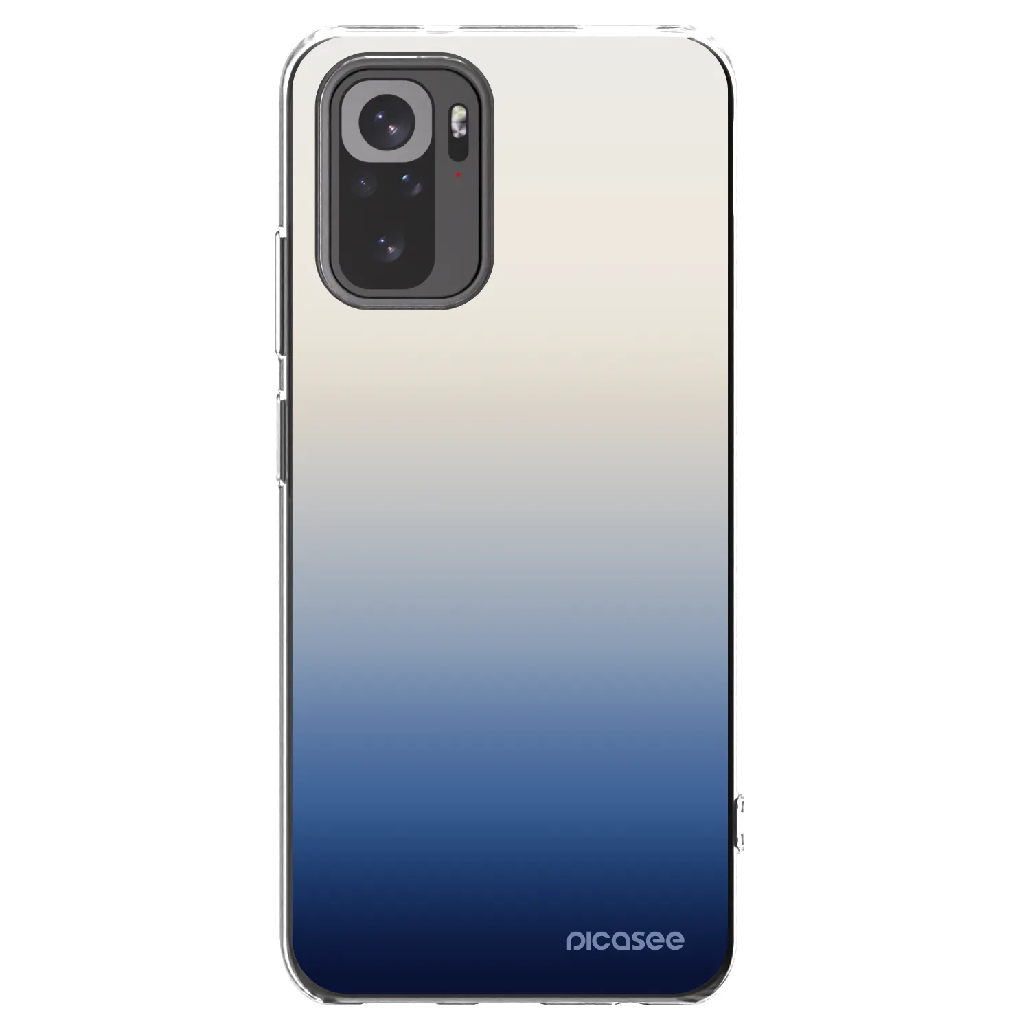 Picasee silikonowe przeźroczyste etui na Xiaomi Redmi Note 10S - Gravity Fade