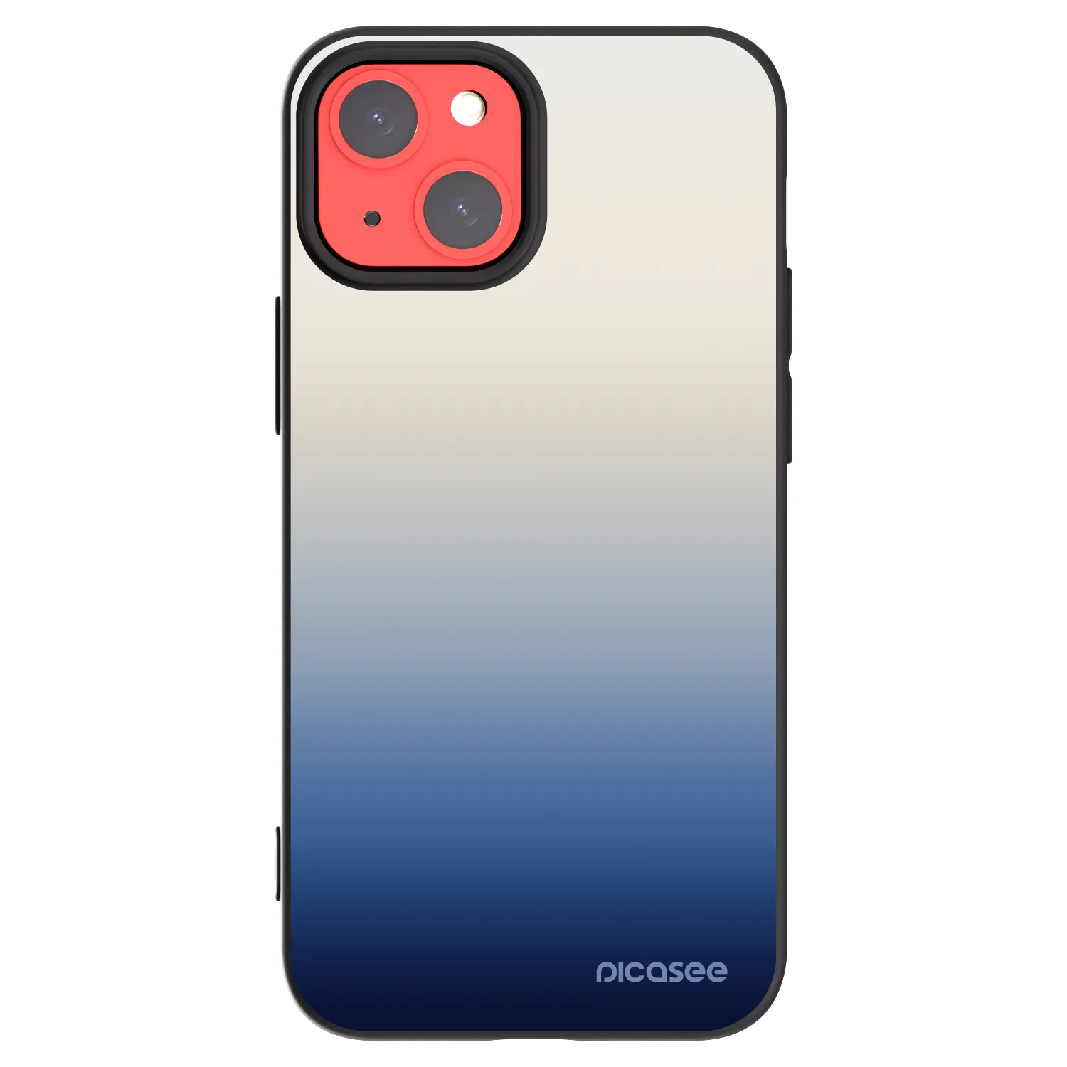 Picasee silikonowe czarne etui na Apple iPhone 13 mini - Gravity Fade