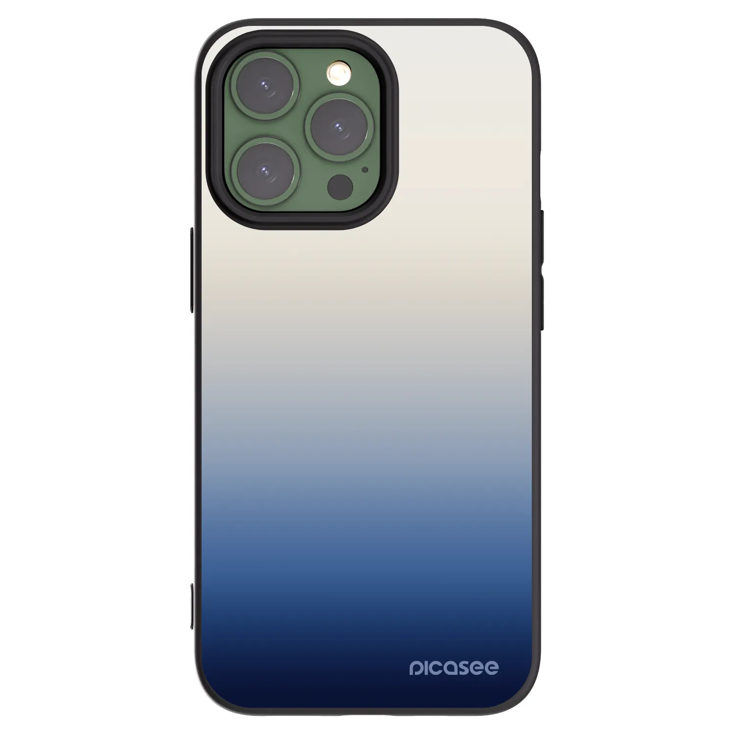 Picasee silikonowe czarne etui na Apple iPhone 13 Pro - Gravity Fade