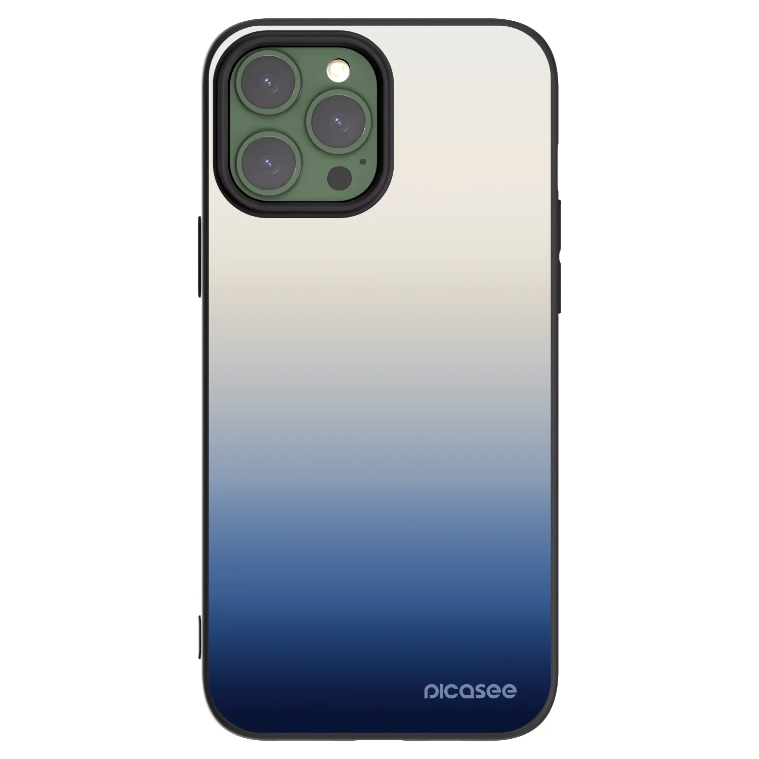 Picasee silikonowe czarne etui na Apple iPhone 13 Pro Max - Gravity Fade