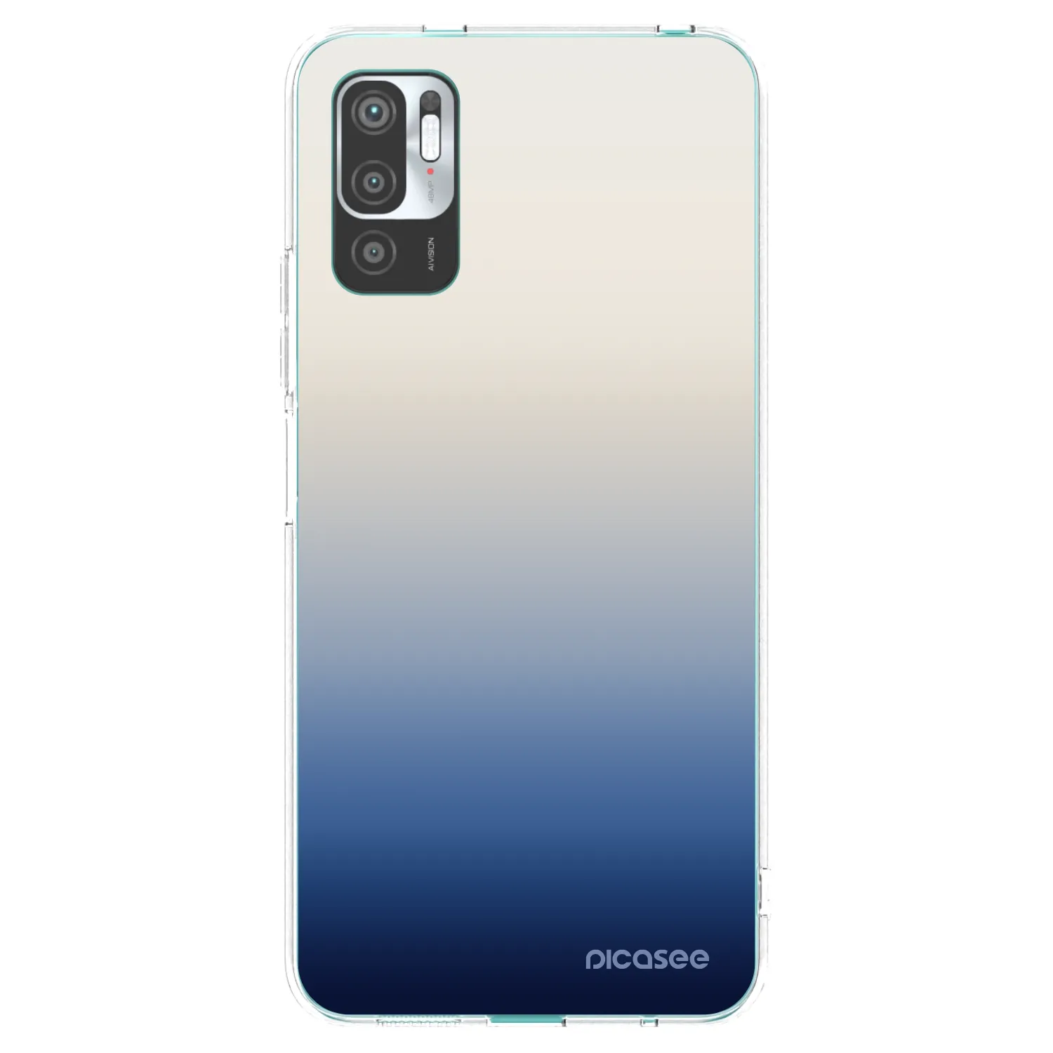 Picasee silikonowe przeźroczyste etui na Xiaomi Redmi Note 10 5G - Gravity Fade