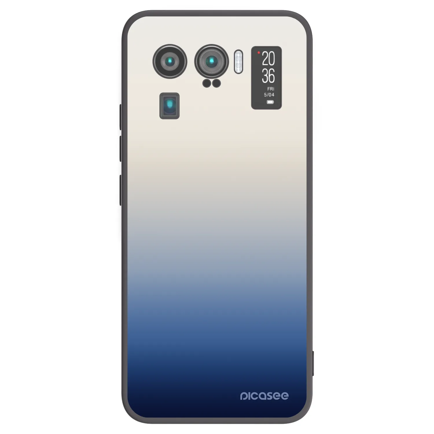 Picasee silikonowe czarne etui na Xiaomi Mi 11 Ultra - Gravity Fade
