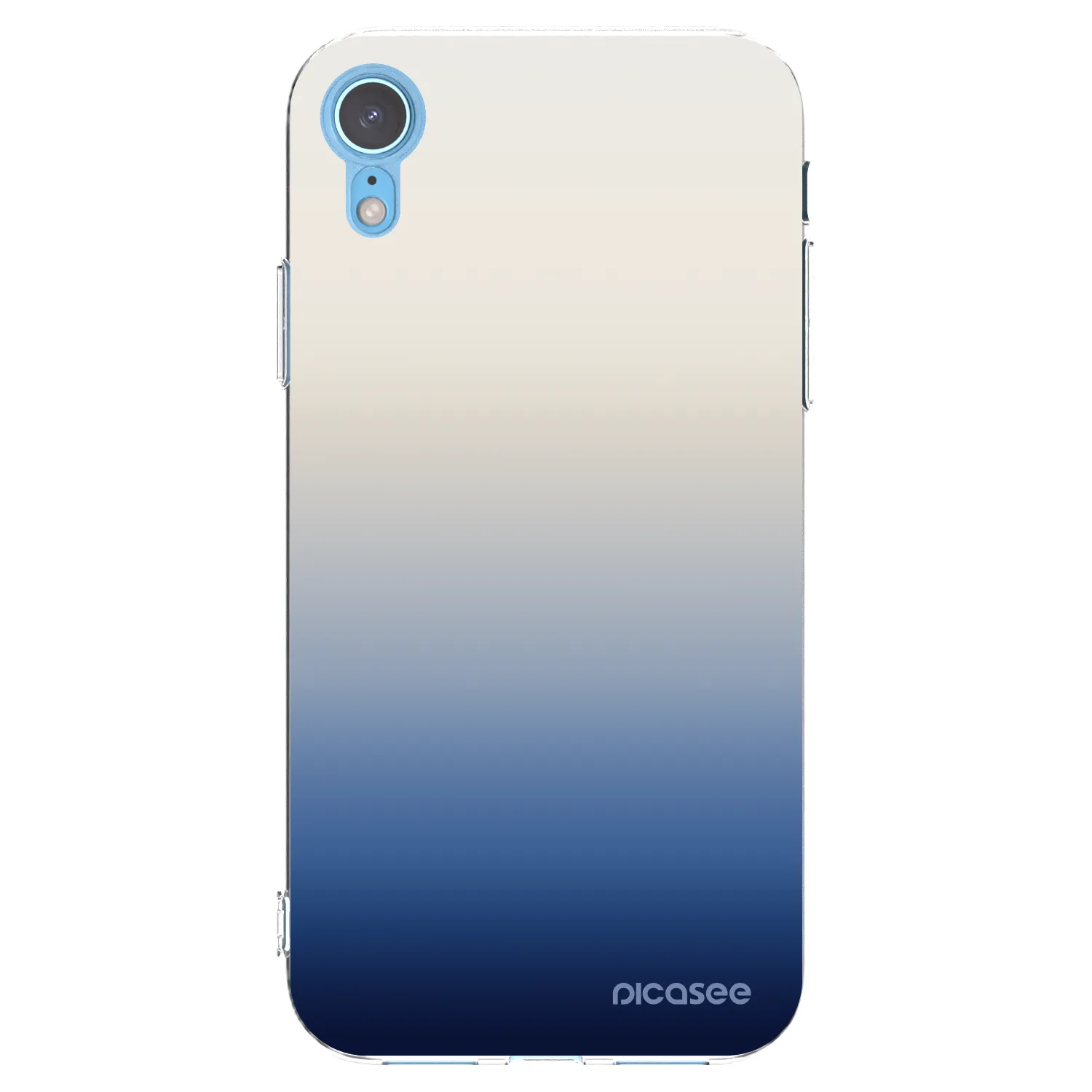 Picasee silikonowe przeźroczyste etui na Apple iPhone XR - Gravity Fade