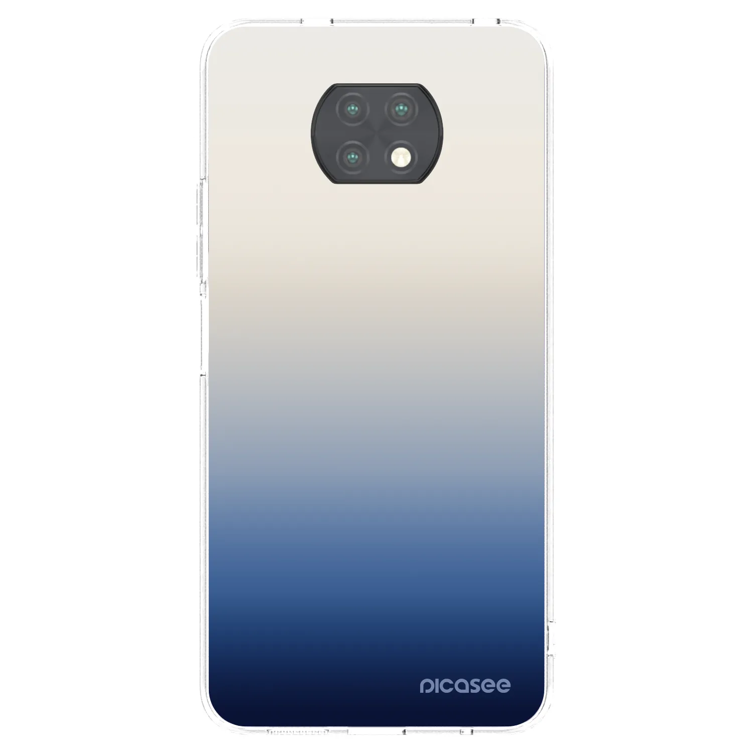 Picasee silikonowe przeźroczyste etui na Xiaomi Redmi Note 9T - Gravity Fade