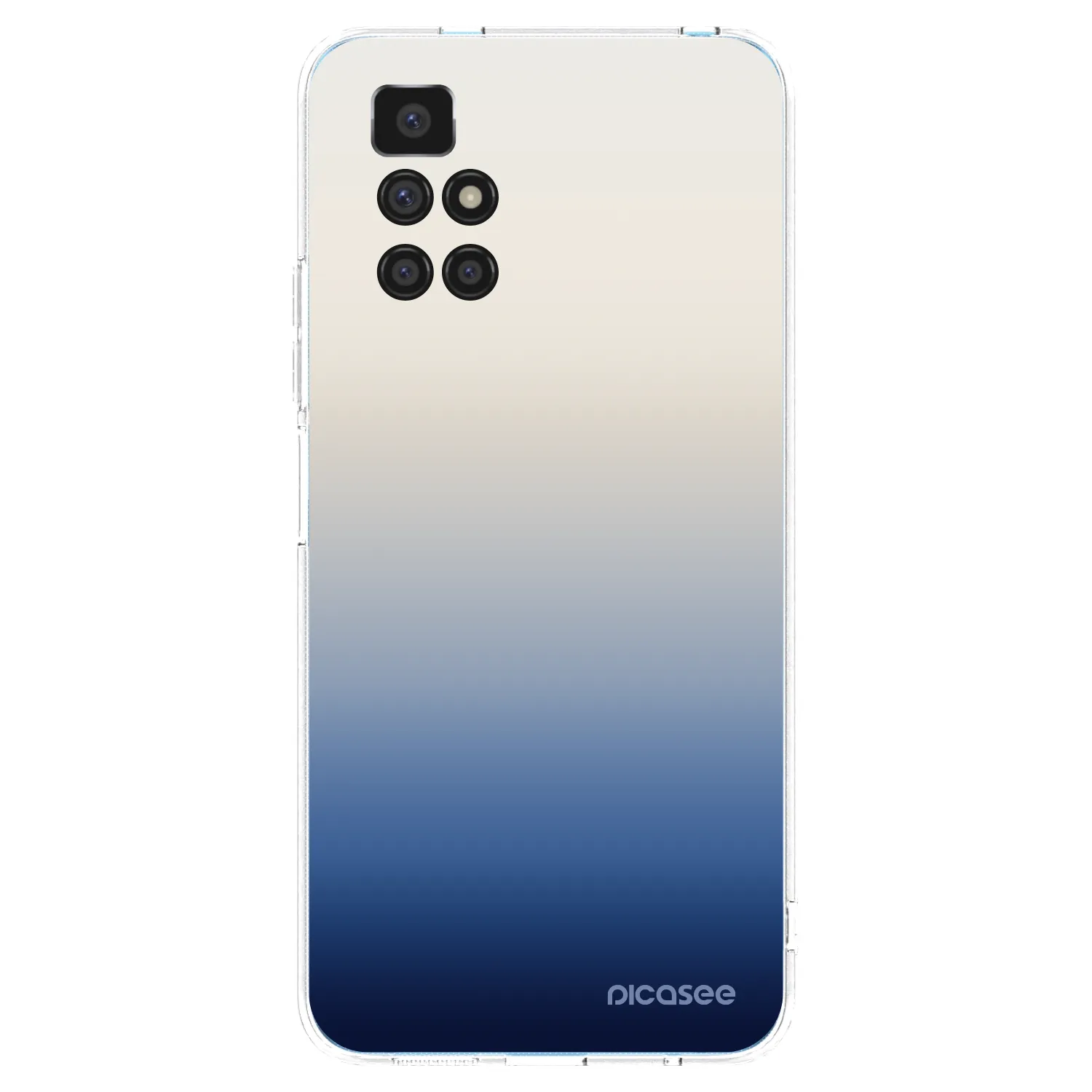 Picasee silikonowe przeźroczyste etui na Xiaomi Redmi 10 - Gravity Fade