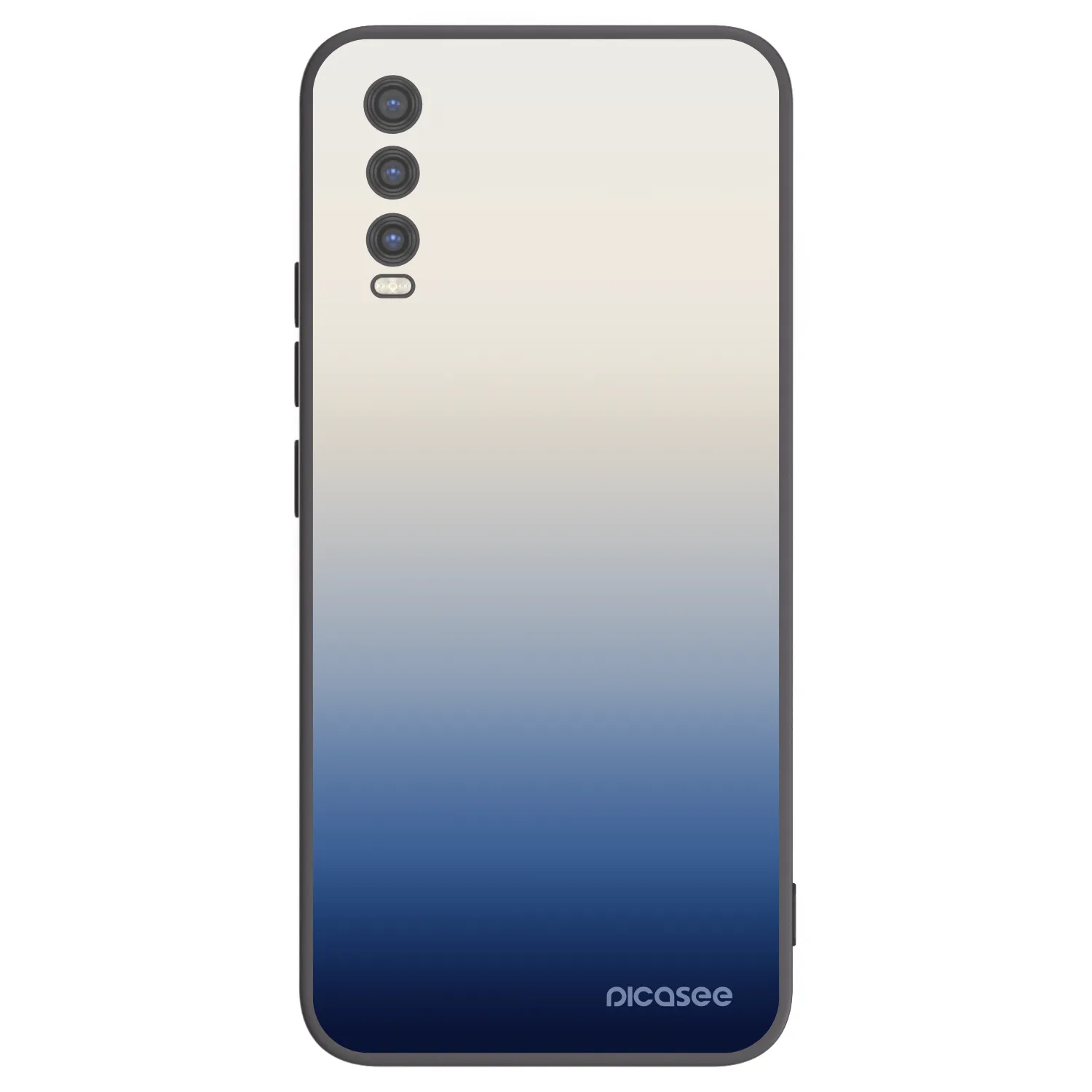 Picasee silikonowe czarne etui na Vivo Y20s - Gravity Fade