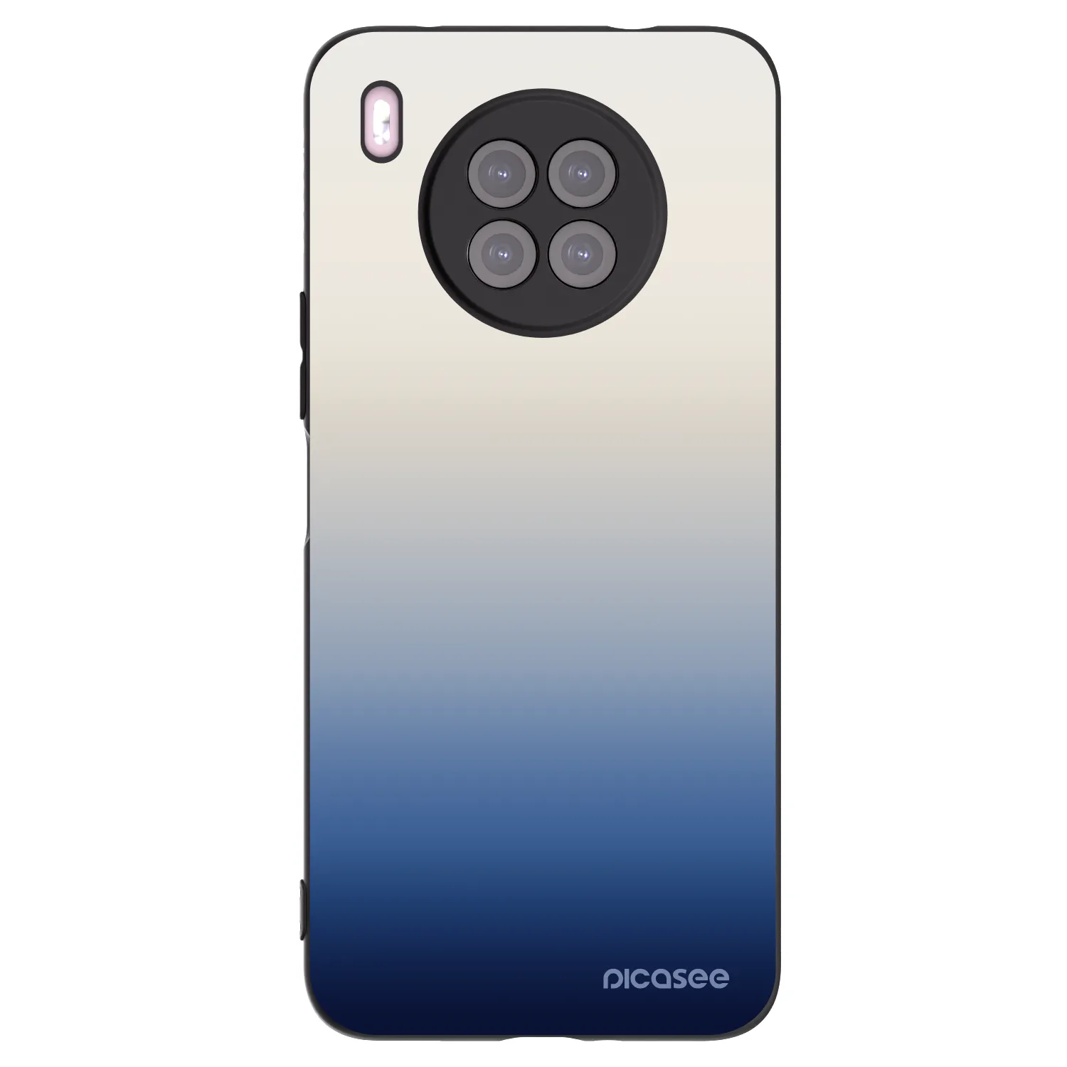 Picasee silikonowe czarne etui na Huawei Nova 8i - Gravity Fade