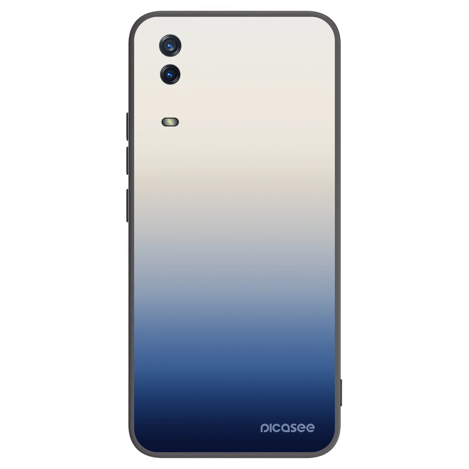 Picasee silikonowe czarne etui na Vivo Y11s - Gravity Fade