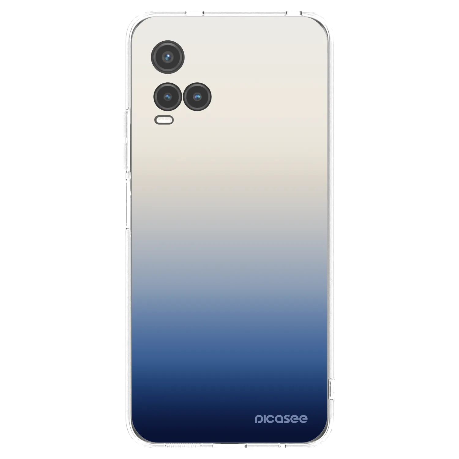 Picasee silikonowe przeźroczyste etui na Vivo Y33s - Gravity Fade