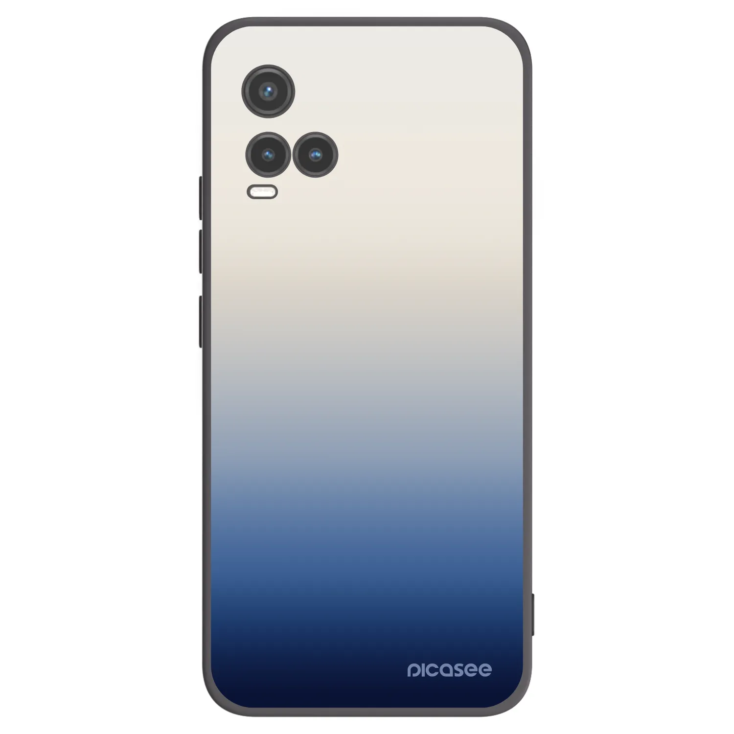Picasee silikonowe czarne etui na Vivo Y33s - Gravity Fade