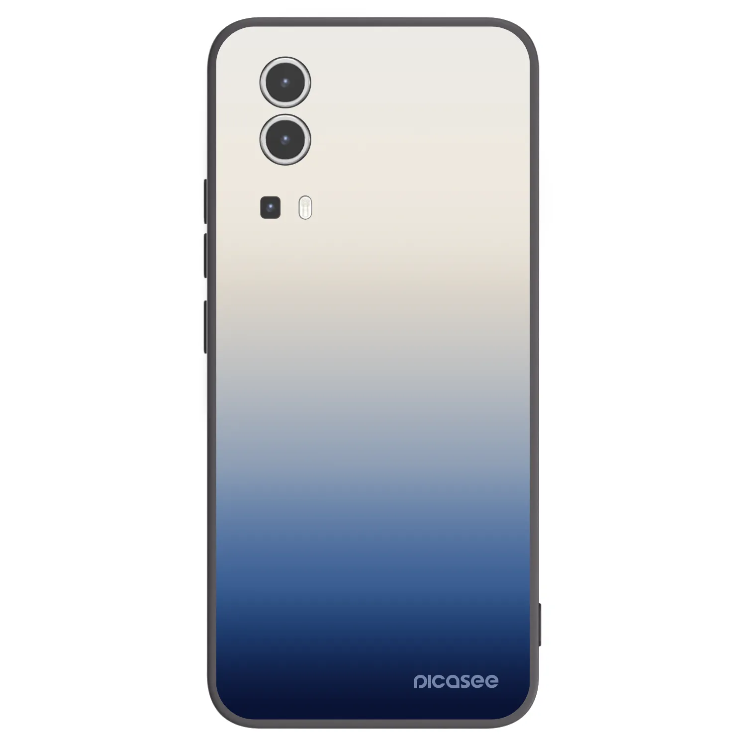 Picasee silikonowe czarne etui na Vivo Y72 5G - Gravity Fade